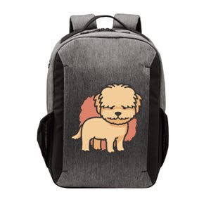 Cute Goldendoodle Dog Vector Backpack