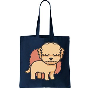 Cute Goldendoodle Dog Tote Bag