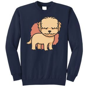 Cute Goldendoodle Dog Tall Sweatshirt