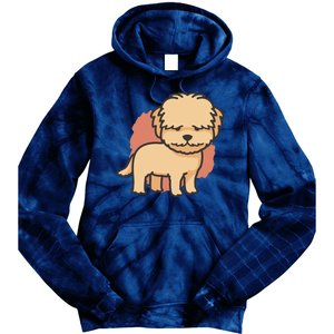 Cute Goldendoodle Dog Tie Dye Hoodie