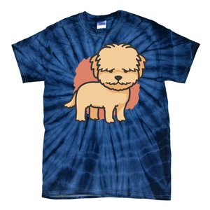 Cute Goldendoodle Dog Tie-Dye T-Shirt