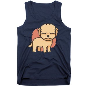 Cute Goldendoodle Dog Tank Top