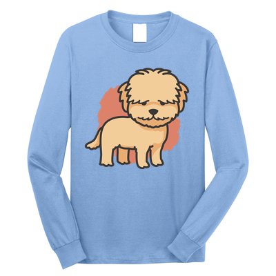 Cute Goldendoodle Dog Long Sleeve Shirt
