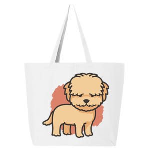 Cute Goldendoodle Dog 25L Jumbo Tote