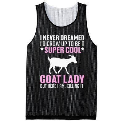 Cool Goat Design For Wo Farmer Farming Goat Lover Mesh Reversible Basketball Jersey Tank