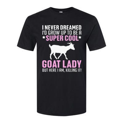 Cool Goat Design For Wo Farmer Farming Goat Lover Softstyle CVC T-Shirt