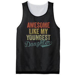 Cool Girl Dad For Awesome Like My Youngest Daughter Mesh Reversible Basketball Jersey Tank