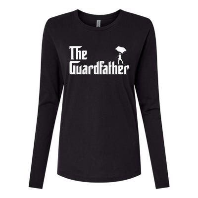 Color Guard Dad Marching Band Colorguard The Guardfather Womens Cotton Relaxed Long Sleeve T-Shirt