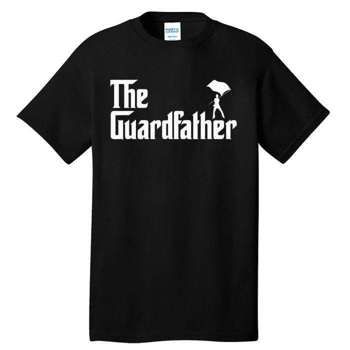 Color Guard Dad Marching Band Colorguard The Guardfather Tall T-Shirt