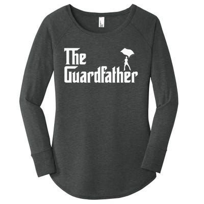 Color Guard Dad Marching Band Colorguard The Guardfather Women's Perfect Tri Tunic Long Sleeve Shirt