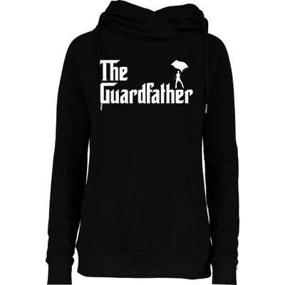 Color Guard Dad Marching Band Colorguard The Guardfather Womens Funnel Neck Pullover Hood