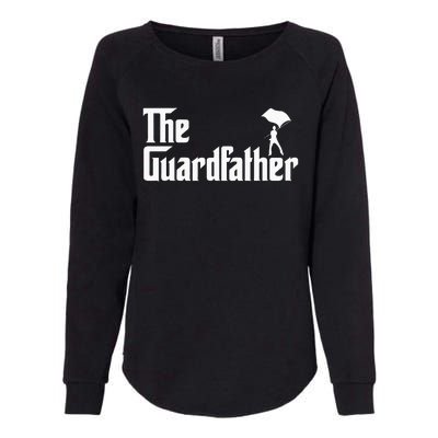 Color Guard Dad Marching Band Colorguard The Guardfather Womens California Wash Sweatshirt