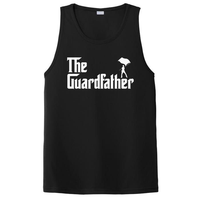 Color Guard Dad Marching Band Colorguard The Guardfather PosiCharge Competitor Tank