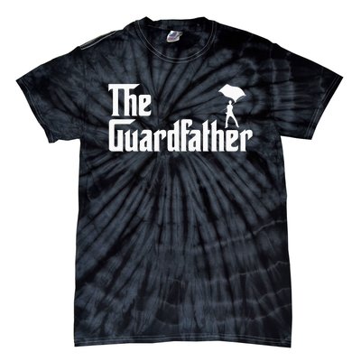 Color Guard Dad Marching Band Colorguard The Guardfather Tie-Dye T-Shirt