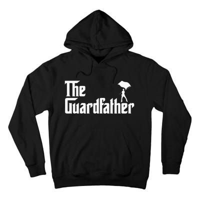 Color Guard Dad Marching Band Colorguard The Guardfather Tall Hoodie