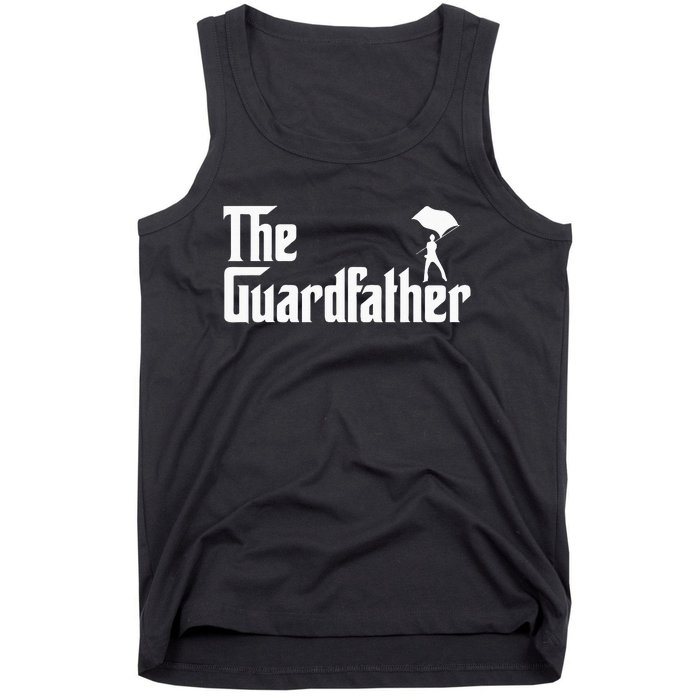 Color Guard Dad Marching Band Colorguard The Guardfather Tank Top