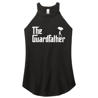 Color Guard Dad Marching Band Colorguard The Guardfather Women’s Perfect Tri Rocker Tank