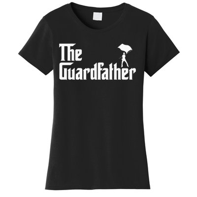 Color Guard Dad Marching Band Colorguard The Guardfather Women's T-Shirt