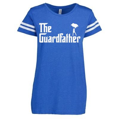 Color Guard Dad Marching Band Colorguard The Guardfather Enza Ladies Jersey Football T-Shirt