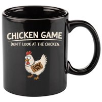 Chicken Game DonT Look At The Chicken 11oz C Handle Ceramic Mug