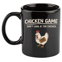 Chicken Game DonT Look At The Chicken 11oz C Handle Ceramic Mug