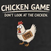 Chicken Game DonT Look At The Chicken 11oz C Handle Ceramic Mug