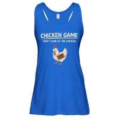 Chicken Game DonT Look At The Chicken Ladies Essential Flowy Tank