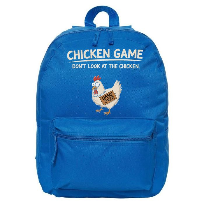 Chicken Game DonT Look At The Chicken 16 in Basic Backpack