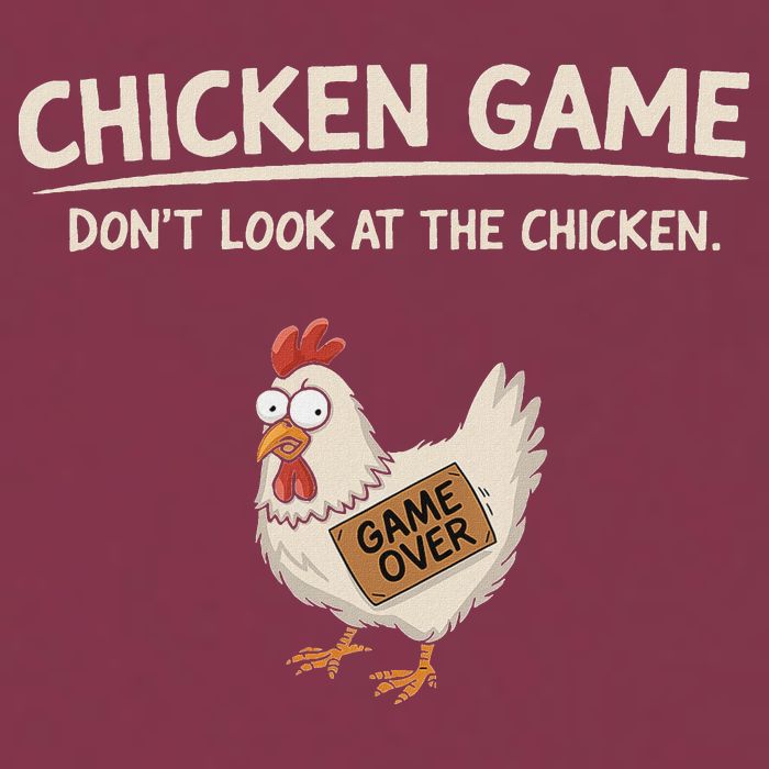Chicken Game DonT Look At The Chicken 16oz Travel Tumbler