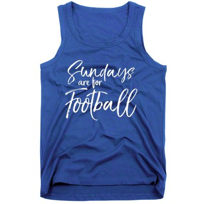 Cute Game Day Fun Sundays Are For Football Gift Tank Top