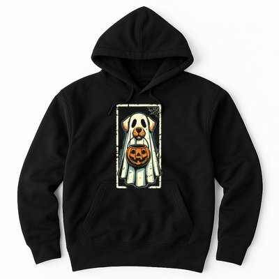 Cute Ghost Dog Halloween Funny Ghost Hoodie