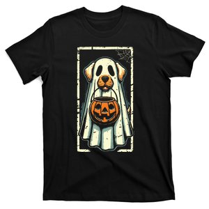 Cute Ghost Dog Halloween Funny Ghost T-Shirt