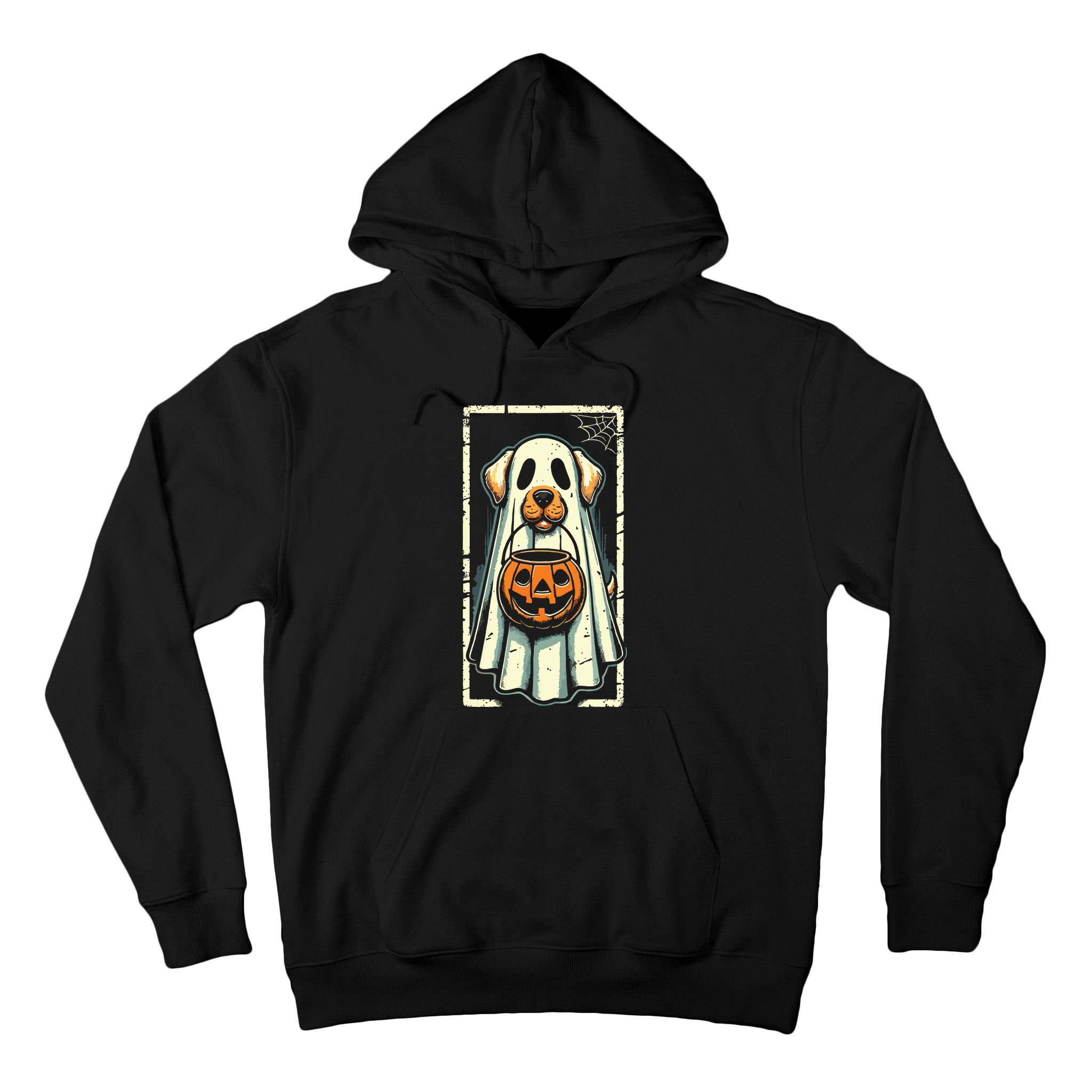 Cute Ghost Dog Halloween Funny Ghost Tall Hoodie