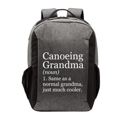 Canoeing Grandma Definition Funny Water Sports Paddler Gift Vector Backpack