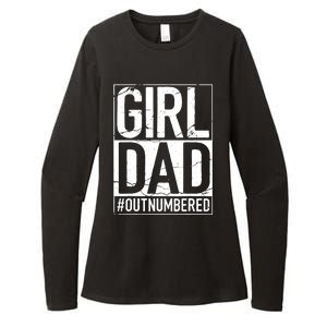 Cool Girl Dad For Men Father Super Proud Dad Outnumbered Dad Womens CVC Long Sleeve Shirt