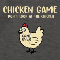 Chicken Game Dont Look At The Chicken Funny Vector Backpack