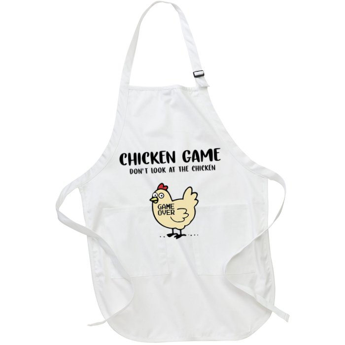 Chicken Game Dont Look At The Chicken Funny Apron