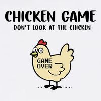 Chicken Game Dont Look At The Chicken Funny Apron