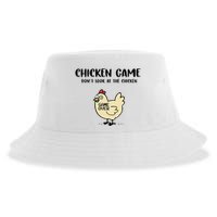 Chicken Game Dont Look At The Chicken Funny Sustainable Bucket Hat