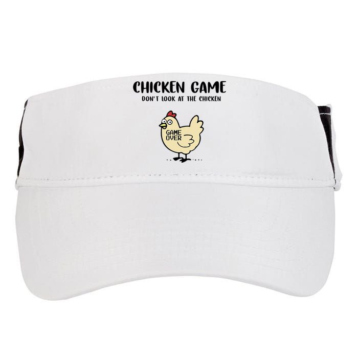 Chicken Game Dont Look At The Chicken Funny Adult Drive Performance Visor