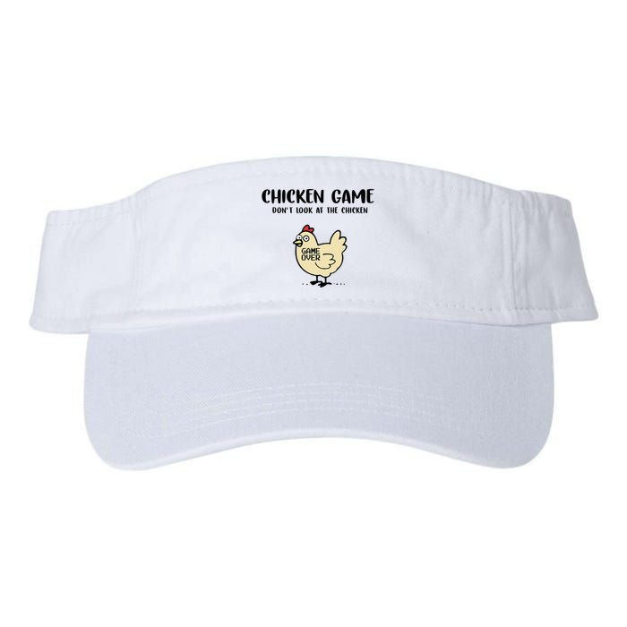 Chicken Game Dont Look At The Chicken Funny Visor