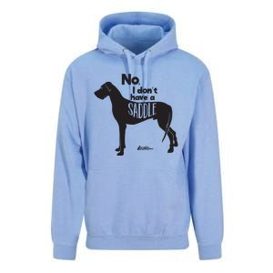 Cute Great Dane Mom Top Large Dog No I Dont Have A Saddle Unisex Surf Hoodie