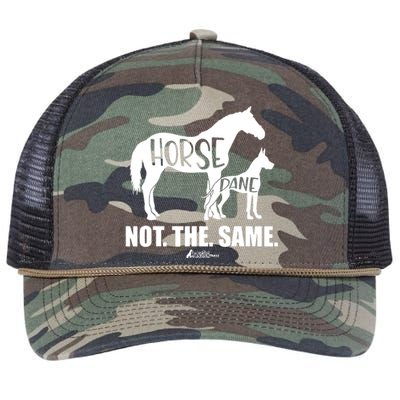 Cute Great Dane Top Funny Dog Mom Horse Dane Not The Same Retro Rope Trucker Hat Cap