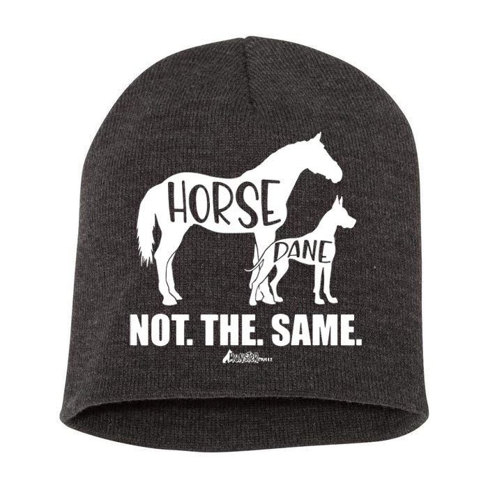 Cute Great Dane Top Funny Dog Mom Horse Dane Not The Same Short Acrylic Beanie