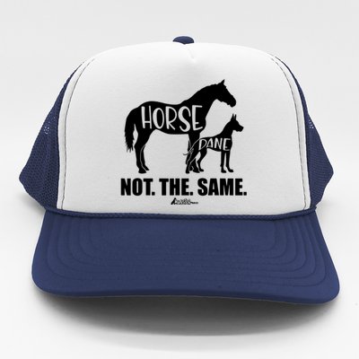 Cute Great Dane Top Funny Dog Mom Horse Dane Not The Same Trucker Hat