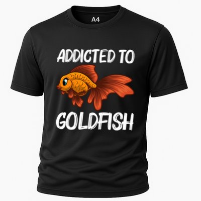 Cute Goldfish Design Pet Fish Goldfish Lover Gift Performance Shirt