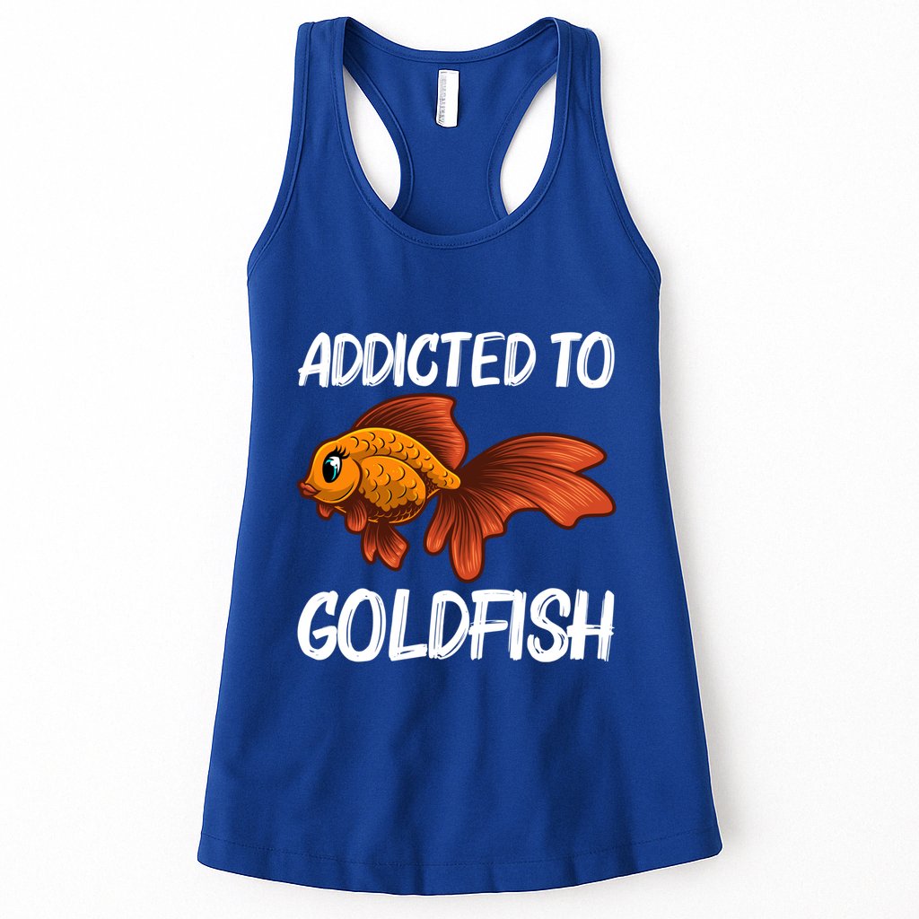 Cute Goldfish Design Pet Fish Goldfish Lover Gift Womens Tank Top