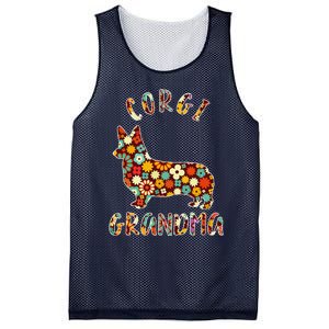 Corgi Grandma Dog Grandma Funny Corgi Owner Mesh Reversible Basketball Jersey Tank