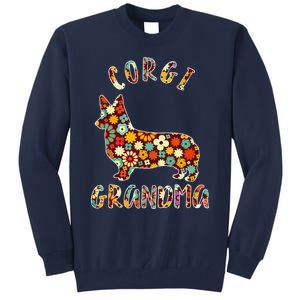 Corgi Grandma Dog Grandma Funny Corgi Owner Tall Sweatshirt