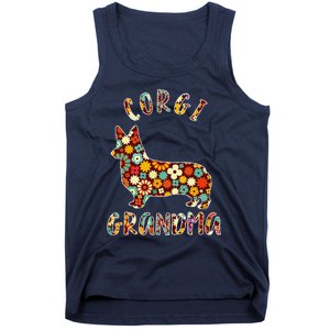 Corgi Grandma Dog Grandma Funny Corgi Owner Tank Top